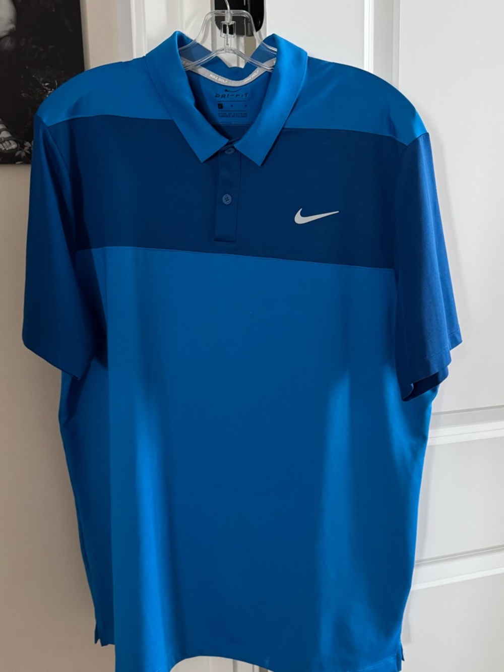 Nike Golf Dri-FIT Polo in Bright Teal Blue